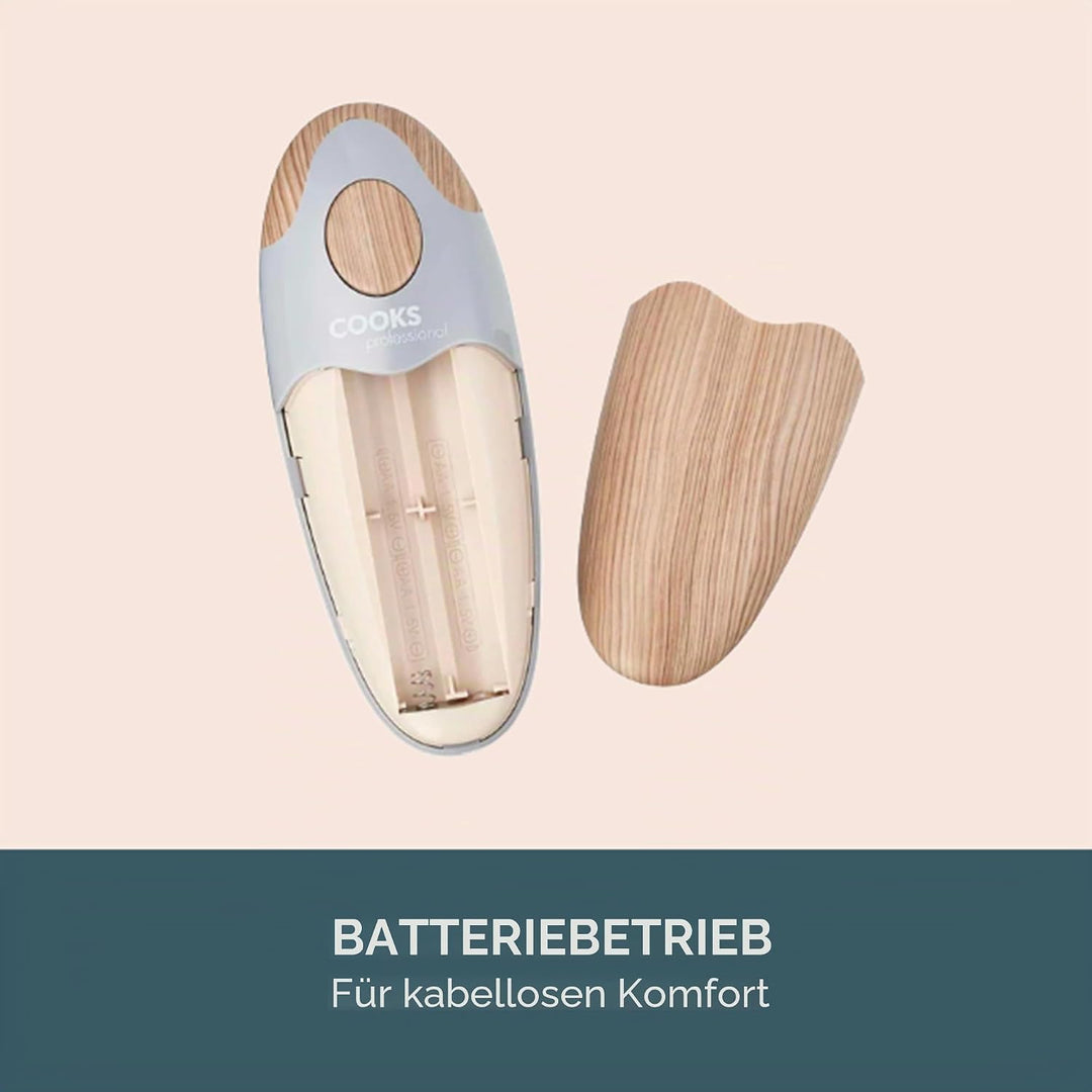Cooks Professional Elektrischer Dosenöffner, automatischer kabelloser Dosenöffner für Arthritis und