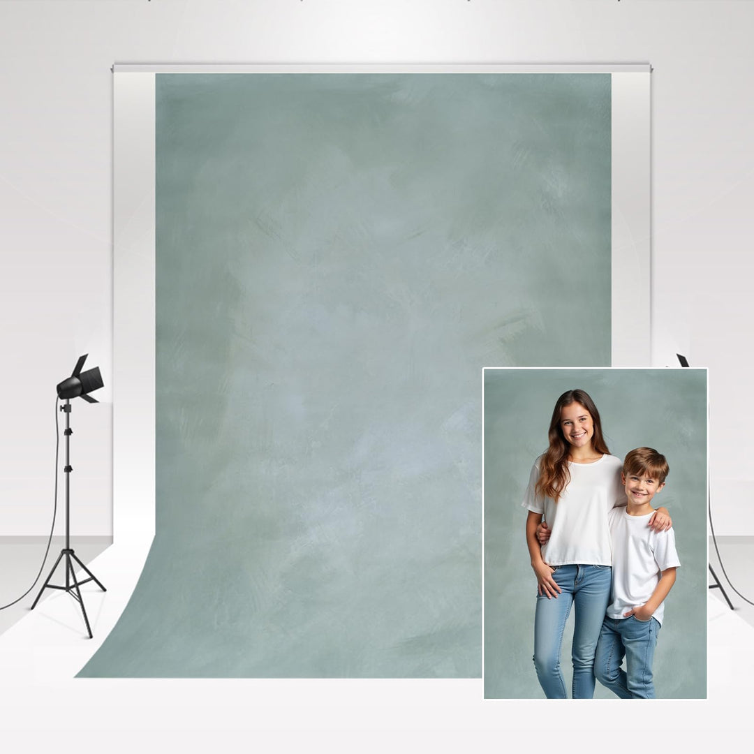 Kate Photo Studio Hintergrund hellgrün 2x3m Kunst strukturierte Fotografie Hintergrund Magazin Portr