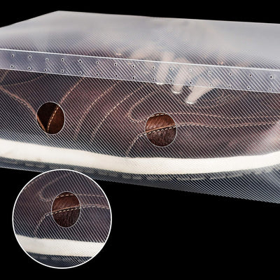 Kurtzy Schuhbox Transparent Plastik Aufbewahrungsbox Schuhe (40Stk) – Damen, Herren, Kinder Schuhbox