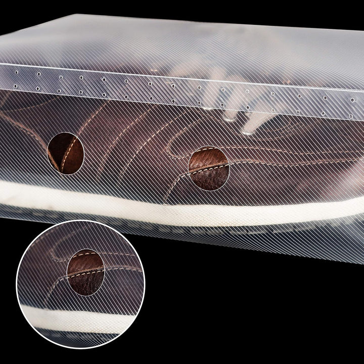 Kurtzy Schuhbox Transparent Plastik Aufbewahrungsbox Schuhe (20Stk) – Damen, Herren, Kinder Schuhbox