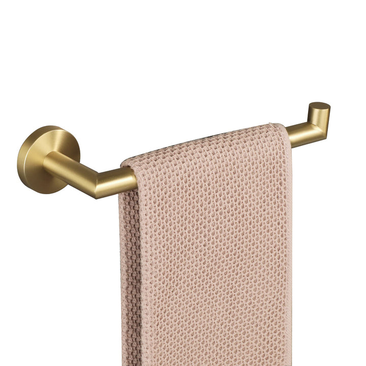 Mooche 304 Edelstahl Handtuchhalter Wand mit verdeckten Schrauben, 25cm Badetuchstange mit Bohren, G