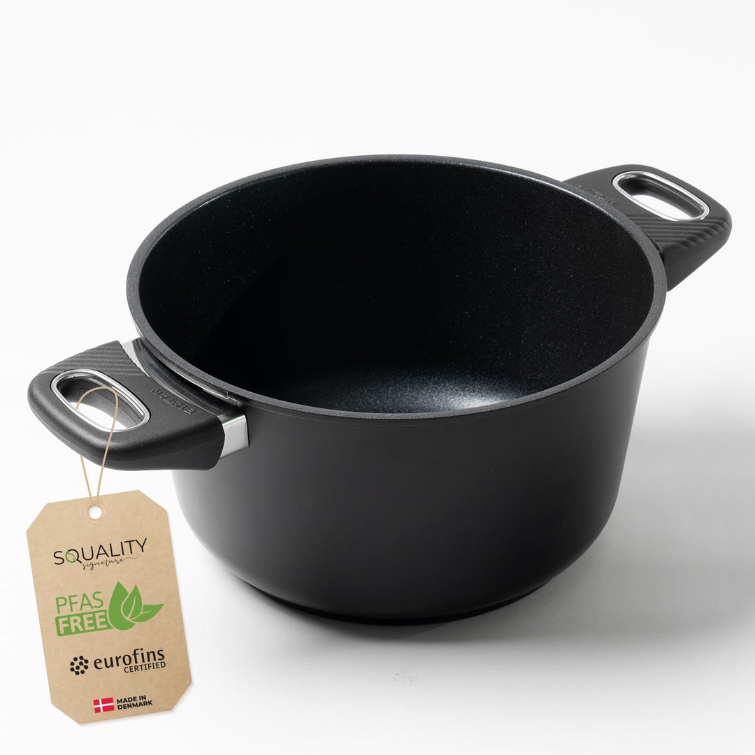 Premium Kochtopf Induktion 24 cm & 4l PFAS frei – Kochtopf klein | Milchtopf | Non Stick Topf Indukt