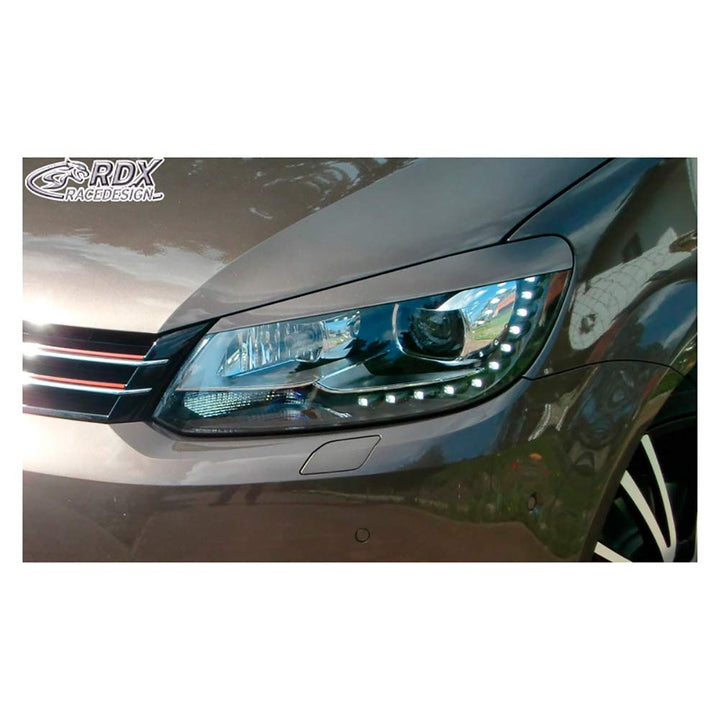 Scheinwerferblenden Volkswagen Touran 1T1 Facelift 2011-2014 & Caddy 2010-2015 (ABS)