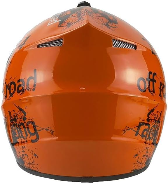 Kinder Crosshelm Racing AHP – Motorradhelm für Kinder, ABS-Schale, robuster Kinderhelm für Downhill,