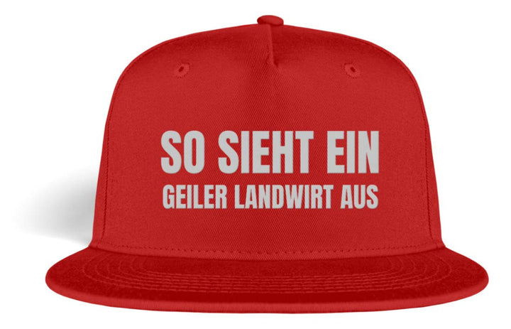 Galeriemode So Sieht EIN Geiler Landwirt aus Landwirtschaft - Basecap mit Spruch Bestickt - Kappe -E