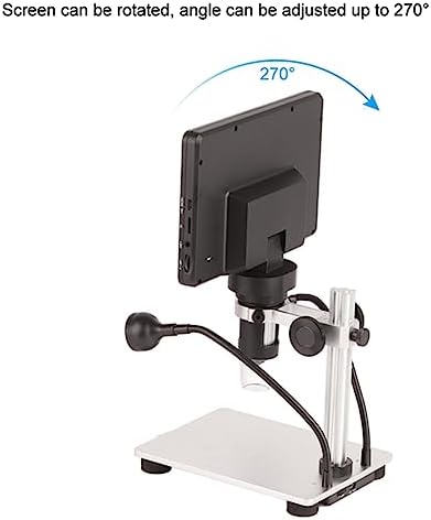 Lazmin 12MP Digitalmikroskop, 1200x industrielles elektrisches USB-Mikroskop mit 7-Zoll-HD-Grossbild