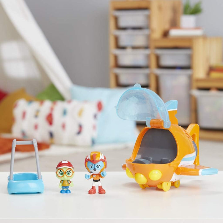 TOP WING Swifts Super Jet-Wing, inklusive Rettungsfloss und 2 Figuren, für Kinder ab 3 Jahren
