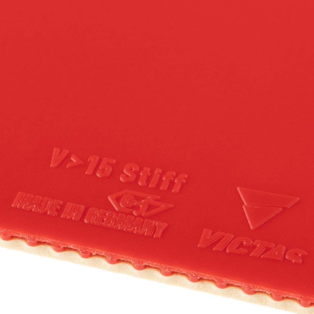 VICTAS Belag V > 15 Stiff rot 2,3 mm, rot 2,3 mm