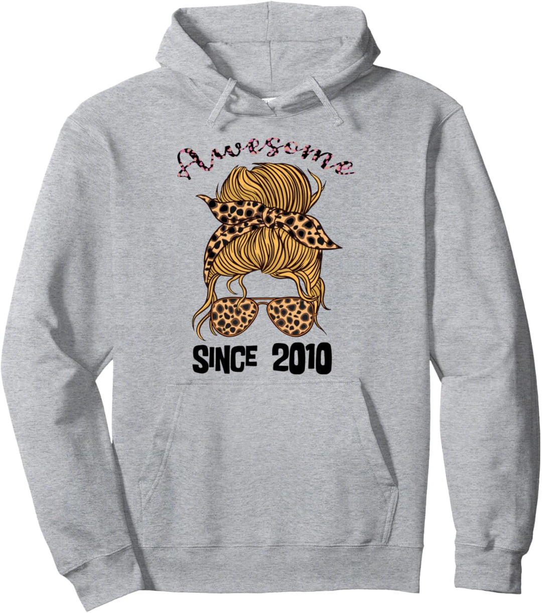 14 Jahre alt, grossartig, seit 2010, 14. Geburtstag, Frau und Mädchen Pullover Hoodie