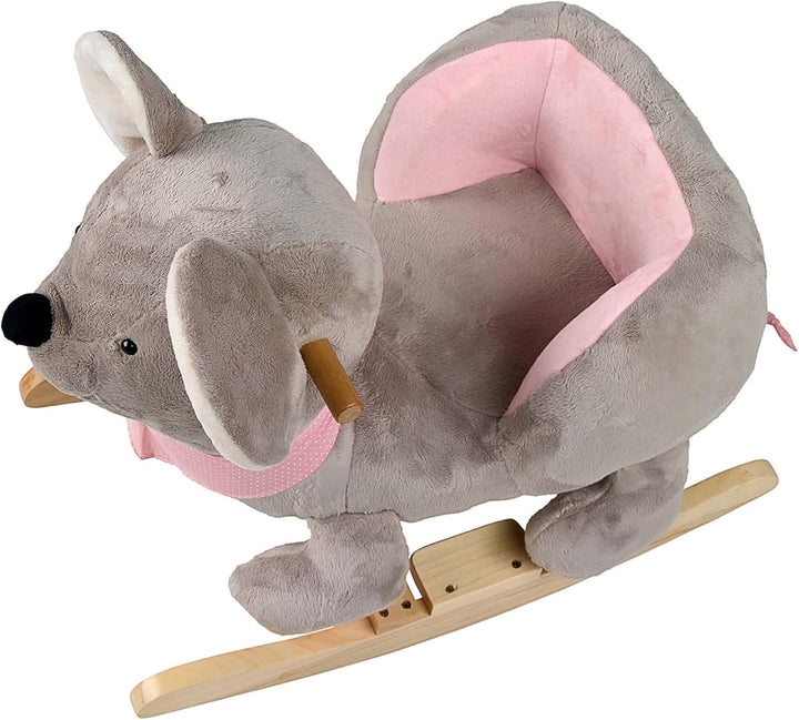 Sterntaler Schaukeltier, Maus Mabel, Alter: 12-36 Monate, Grau/Mehrfarbig Maus Mabel 2020, Maus Mabe