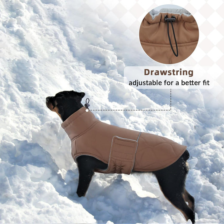 Hundemantel, Wattierend Winterjacke Geschirröffnung, Warme Wintermantel Gefüttert Kleidung Mantel fü