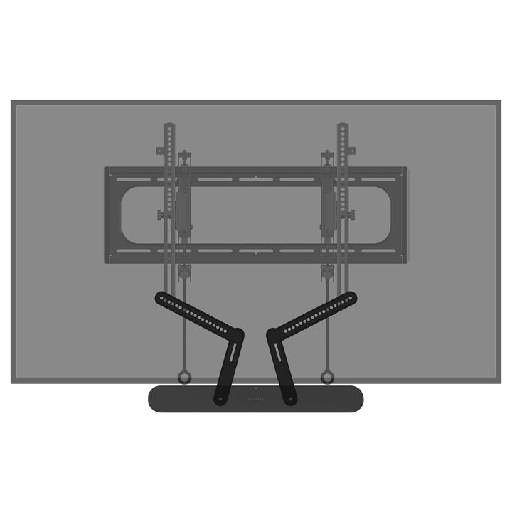 Sanus TV-Soundbar-Halterung, exklusiv kompatibel mit Sonos Ray TV-Soundbar – WSSAFM1-B2