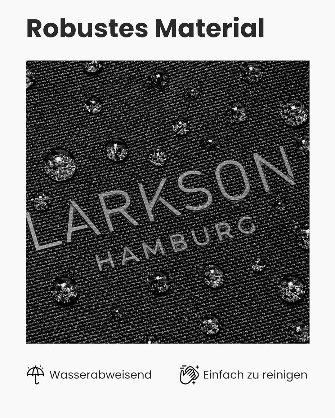 Larkson Hundetragetasche Schwarz - Frida - Aufklappbare Hundetasche für Kleine Hunde bis 8kg - Trans