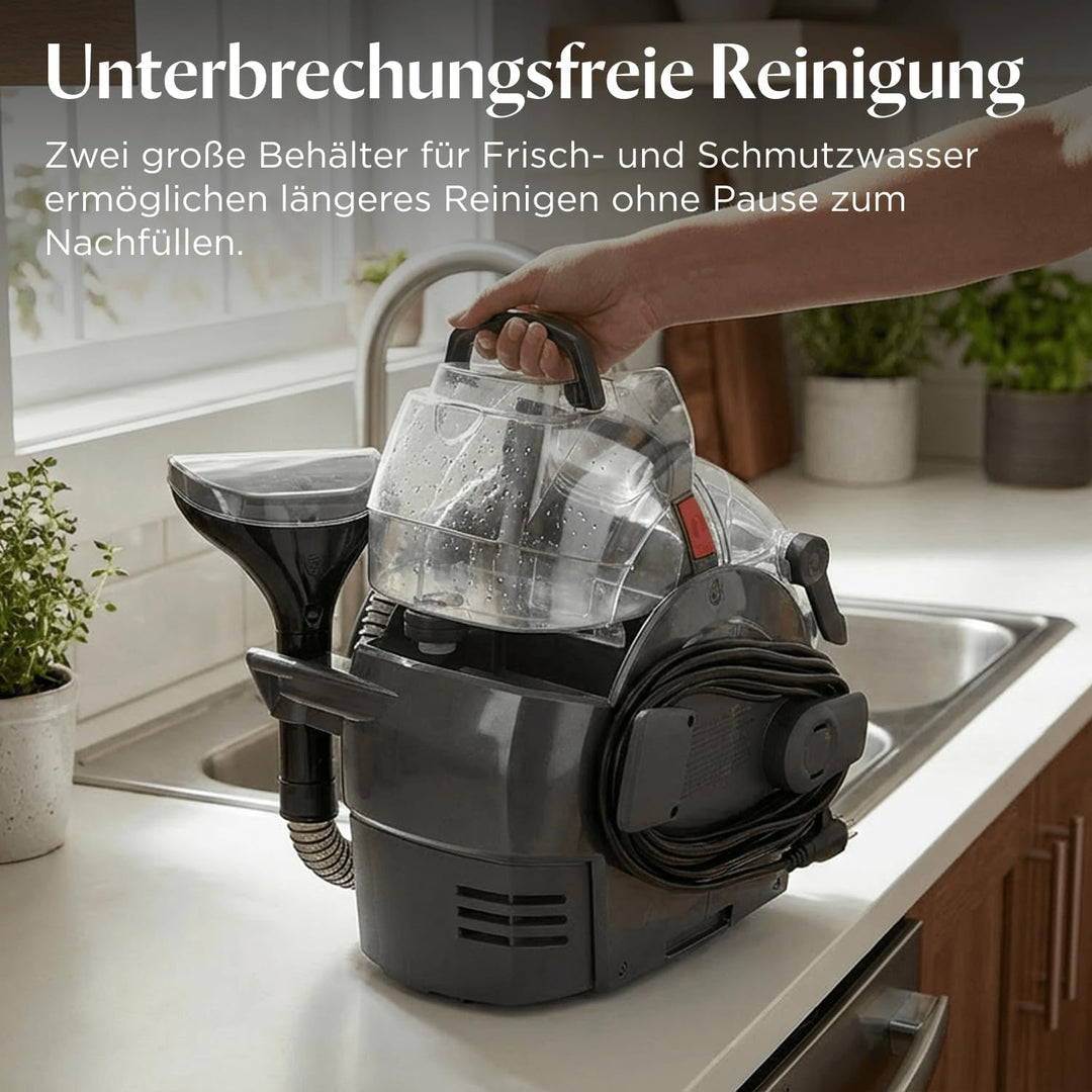 BISSELL SpotClean Auto Pro Select, Teppichreiniger, tragbarer Fleckenreiniger 750 W, Polsterreiniger