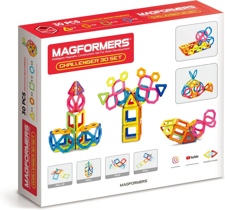 MAGFORMERS Challanger 30 Set, [Multiple]