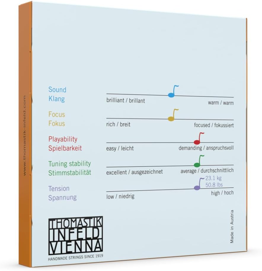 Thomastik 633500 Saiten für Violine Spirit!, Satz 4/4 medium, Satz 4/4