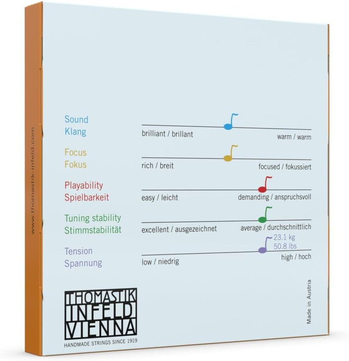 Thomastik 633500 Saiten für Violine Spirit!, Satz 4/4 medium, Satz 4/4