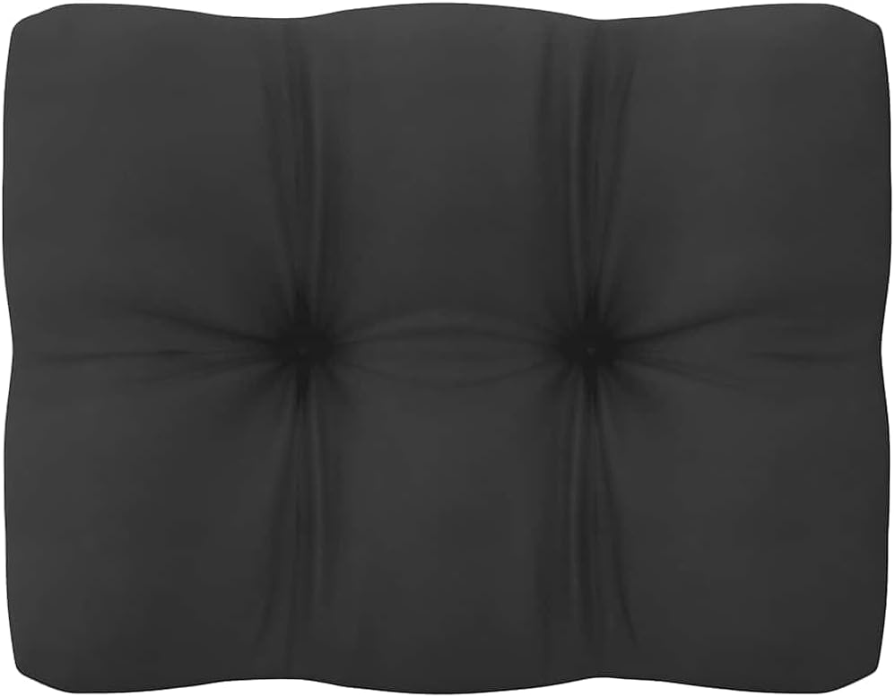 vidaXL Garten Mittelsofa mit Kissen, Modular Gartenmöbel, Sofa Lounge Sessel für Garten Terrasse Bal