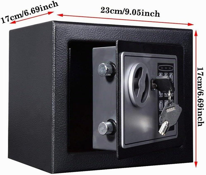 Tresor Safe Klein Elektronischer Safe 4.6L Tresor Kinder Digital Safe Wandtresor Elektronik Safe mit