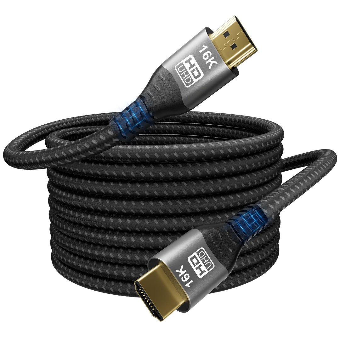 CAKOBLE HDMI 2.2 Kabel 3m - 96GbpsUltra High Speed(16K@60Hz,8K@120Hz/240Hz,4K@240Hz/360Hz/480Hz) - e