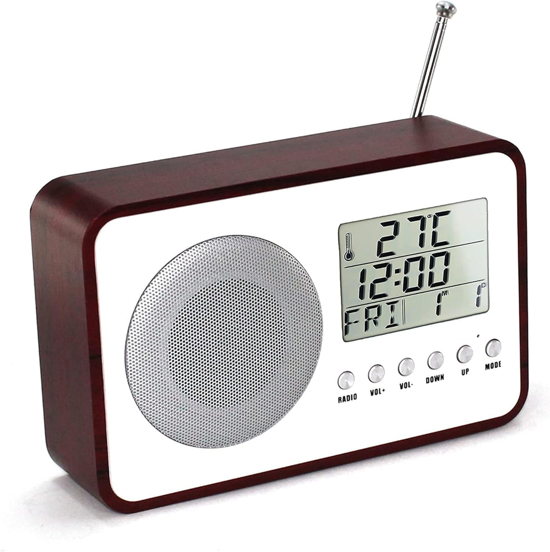 FISHTEC ® Radiowecker Woodstock - Snooze - Temperatur