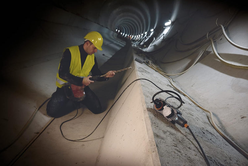 Brennenstuhl professionalLINE Powerblock mit Verlängerungsleitung/Verteilersteckdose 4-Fach (15m Kab