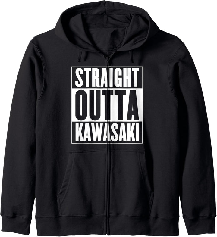 Kawasaki - Gerade aus Kawasaki Kapuzenjacke