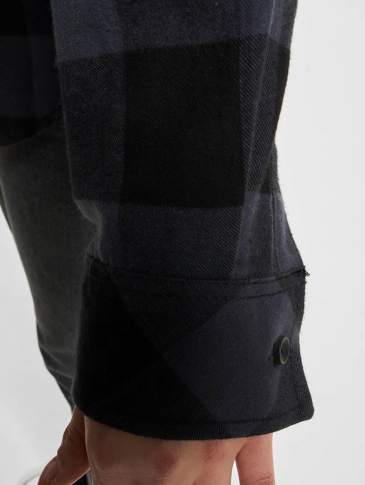 Brandit Herren Amy Flanell Shirt Girls S Schwarz/Grau, S Schwarz/Grau