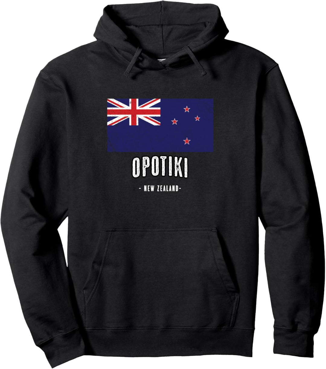 Stadt von Opotiki - Neuseeland | NZ Flagge - New Zealand - Pullover Hoodie