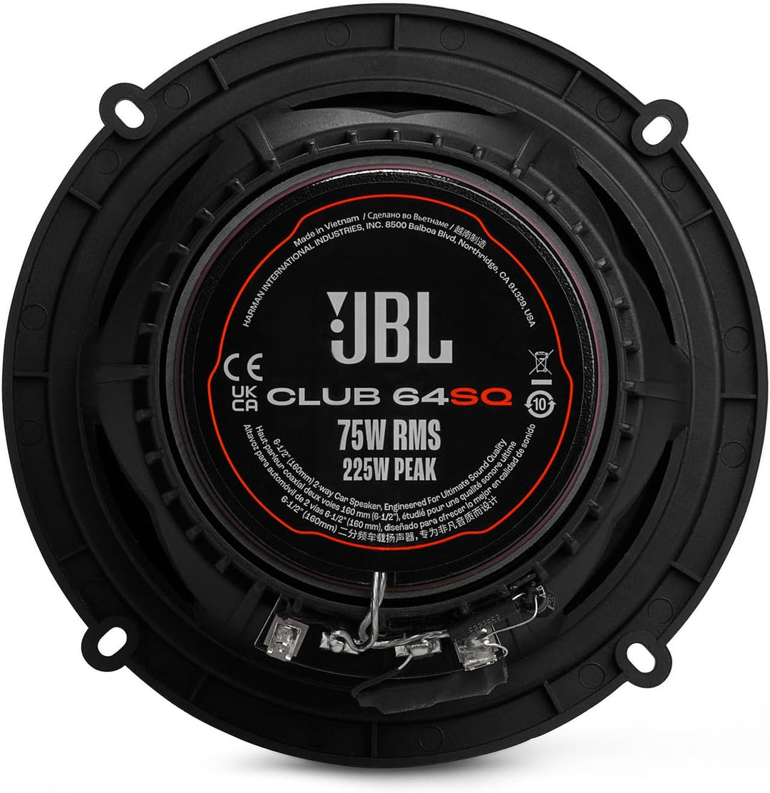 JBL Club 64SQ Gen 3-165mm Auto Lautsprecher Set von Harman Kardon in High-End Sound Qualität für das