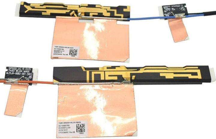 GinTai WLAN WWAN Antennenkit für Lenovo ThinkPad T490 20N2 20N3 20Q9 20QH 20RY 20RX, T495 20NJ 20NK,