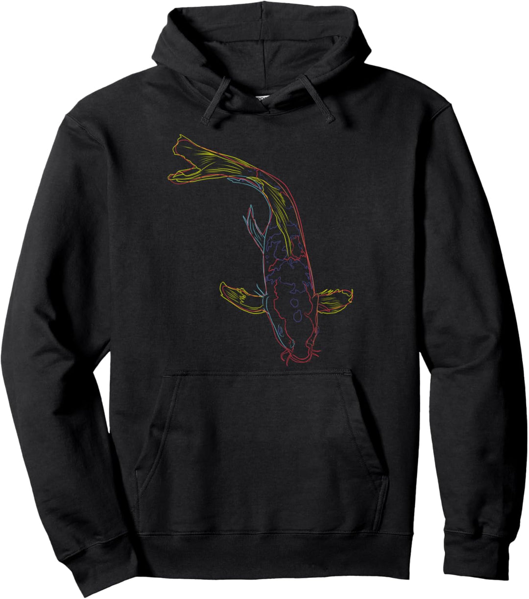 Japanischer Fisch Nishikigoi Karpfen Koi Pullover Hoodie