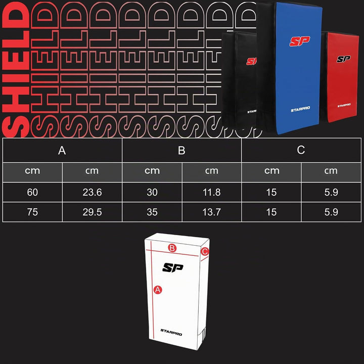 Starpro Robustes Premium Schlagpolster für Harte Tritte &amp; Schläge - Schlagpolster Kampfsport, Schlag