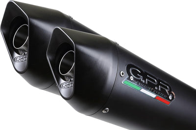 GPR Auspuff für SUZUKI HAYABUSA 1300 1999/06 Doppelendrohr zugelassen mit Schraubanschluss (Flansch)