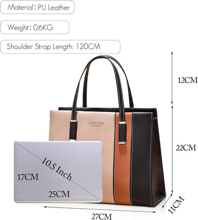 FANDARE Elegante Umhängetaschen Damen Schultertasche Verstellbare Frauen Handtasche PU Leder Wasserd