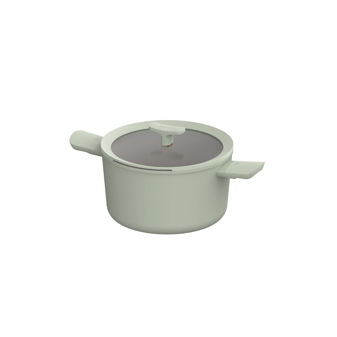Berghoff - Antihaft Suppen-/ Gemüsetopf mit Deckel Balance Sage 24x14cm