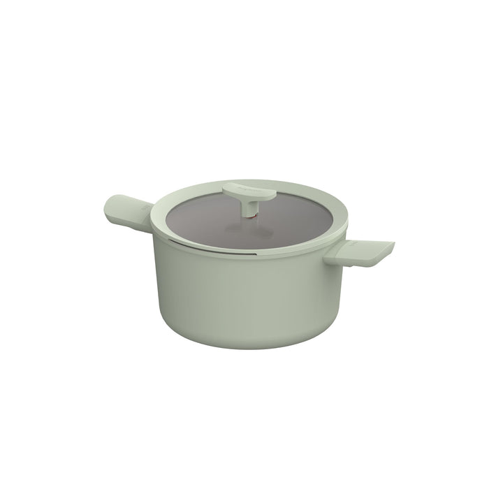 Berghoff - Antihaft Suppen-/ Gemüsetopf mit Deckel Balance Sage 24x14cm