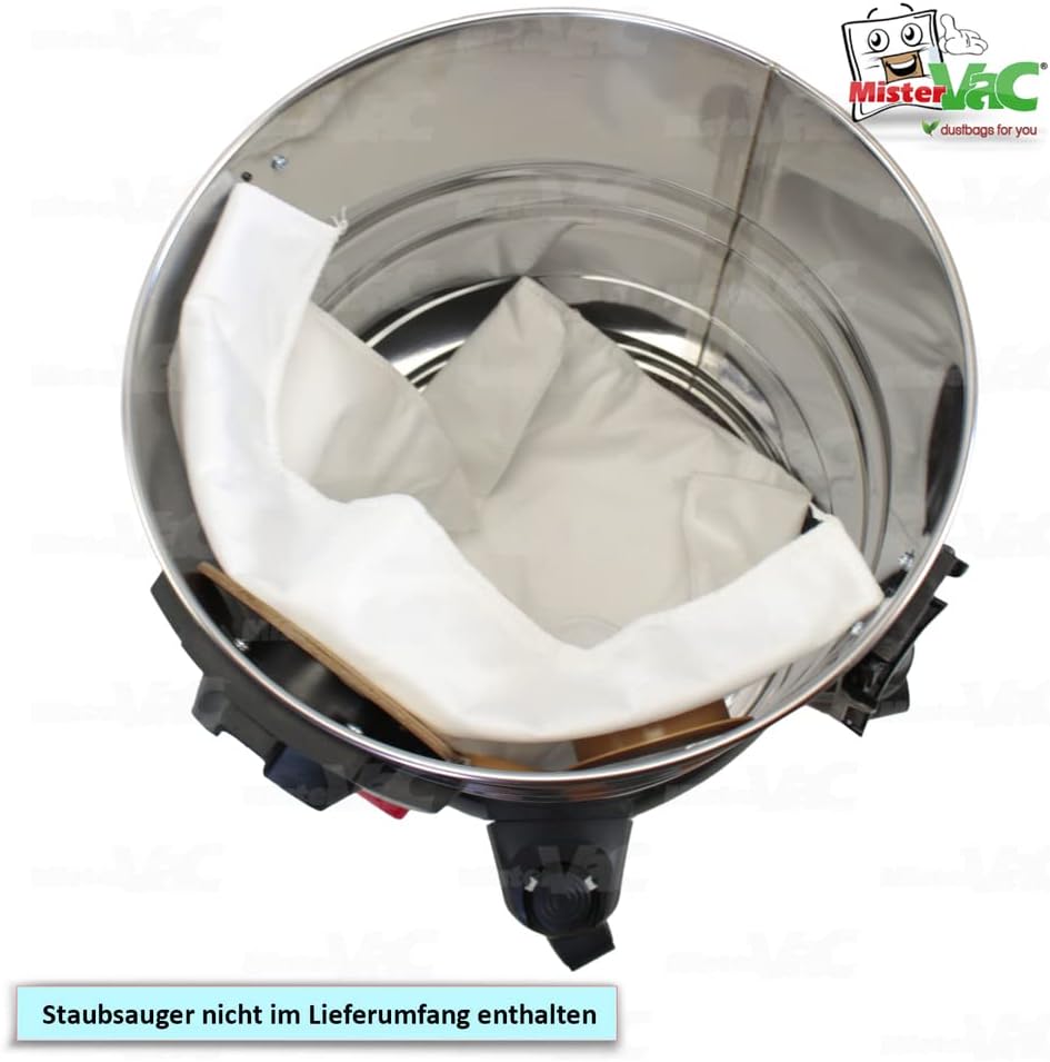 MisterVac | 10 Staubsaugerbeutel Prof. kompatibel mit Parkside PWD 30 B1, 380530_2110
