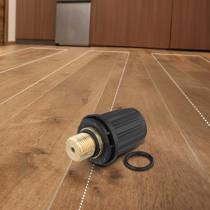 DAZZLEEX Für Kärcher Dampfreiniger Sicherheitsverschluss Kappe 4.590-105.0 mit schwarzem O-Ring 6.36