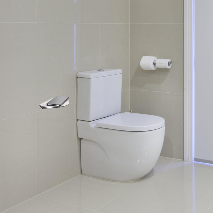 Selbstklebend Duschregal 304 Edelstahl Wandmontage Modern Duschregal Kein Bohren Einfache Reinigung