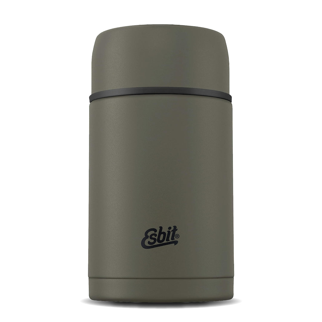 Esbit Thermobehälter Classic für Speisen - Warmhaltebehälter 1000 ml in Olivgrün - aus Edelstahl für