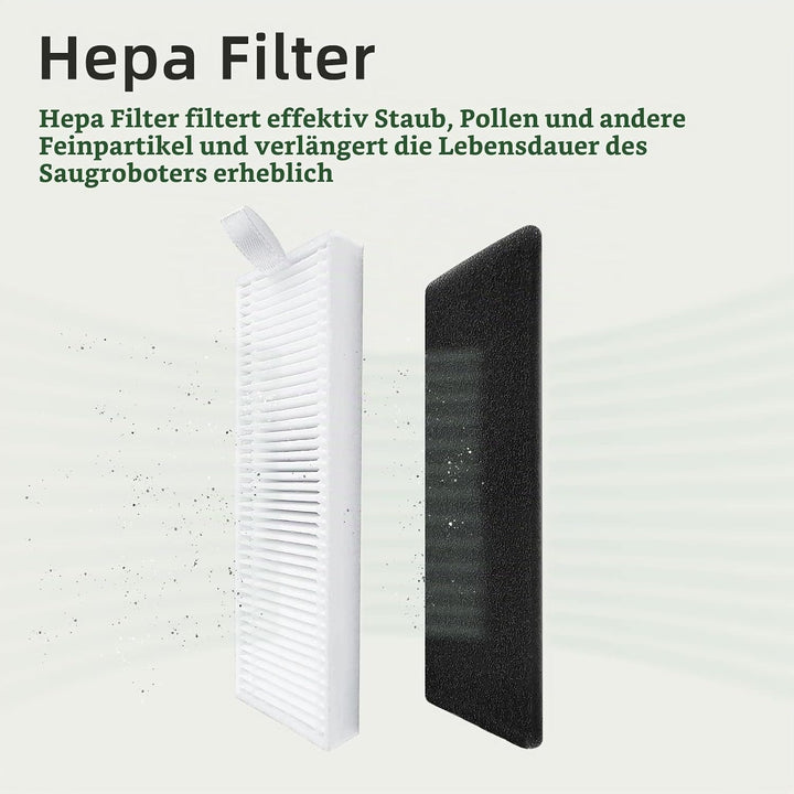 Liveryde Ersatz Kompatibel mit Honiture G20, G20 Pro, für Laresar Evol 3 Staubsaugerroboter, 1 Haupt