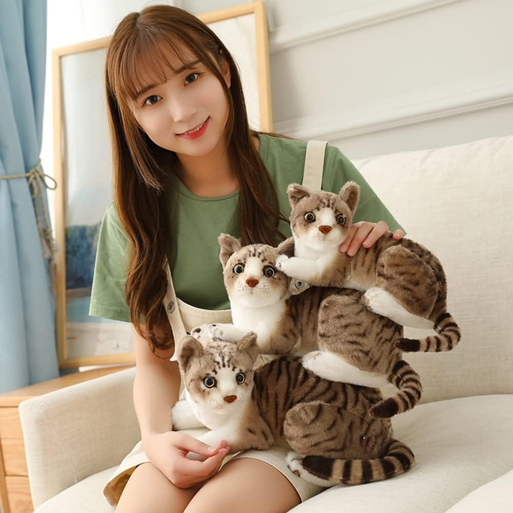 LICHENGTAI Simulation Schlafende Kätzchen Spielzeug, Lebensechte schlafende Katze Simulation Kätzche