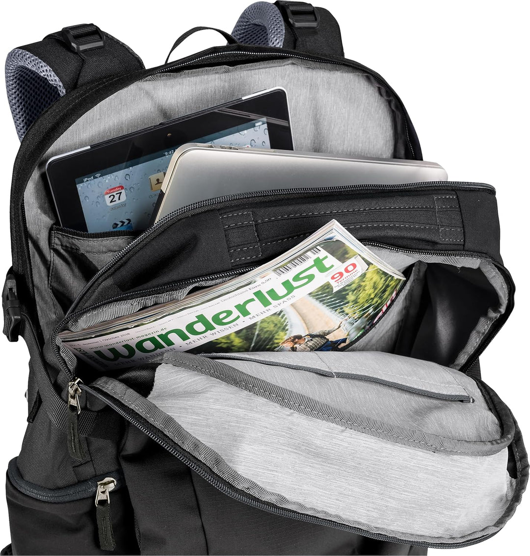 deuter Gigant Laptop Rucksack (32L) Schwarz, Schwarz