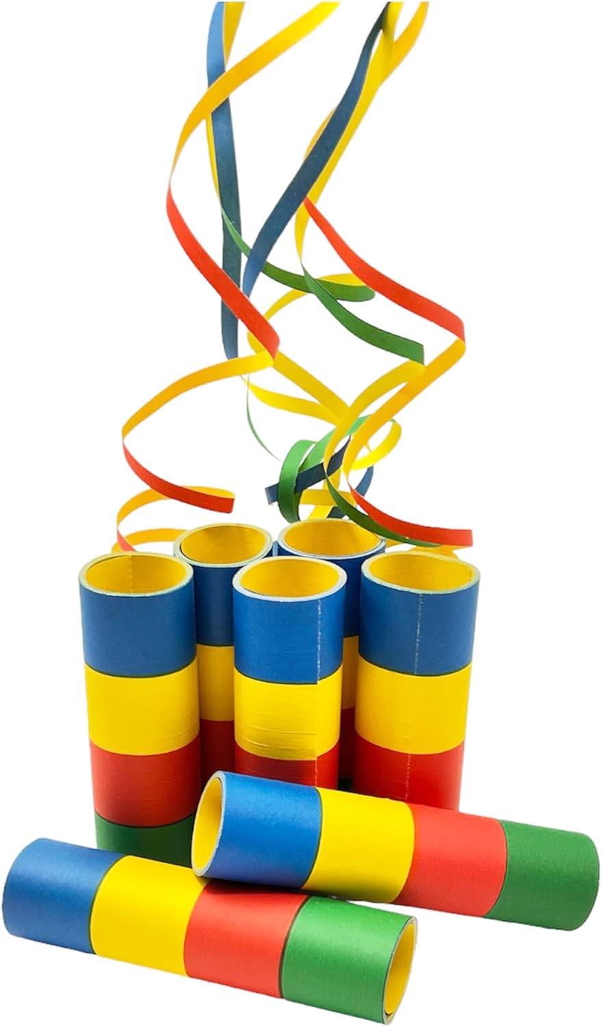Arkraft, Luftschlangen aus FSC-Papier, Packung mit 100 Rollen, für Karneval und Geburtstagsfeiern (1