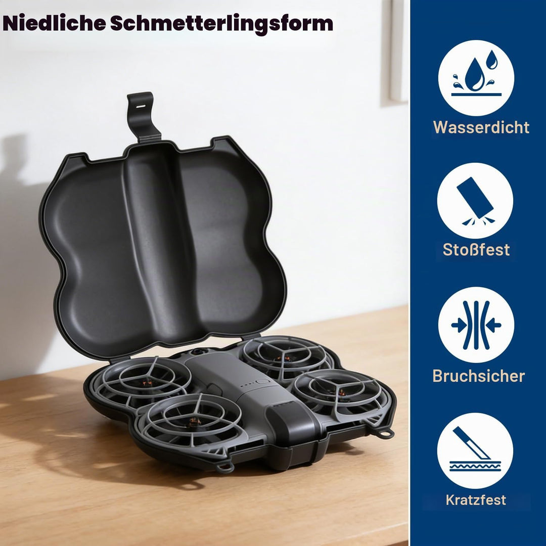 Neo 2 Tasche, Tragetasche Case Tasche für DJI NEO 2, Kunststoff Drohne Aufbewahrungstasche mit Haken