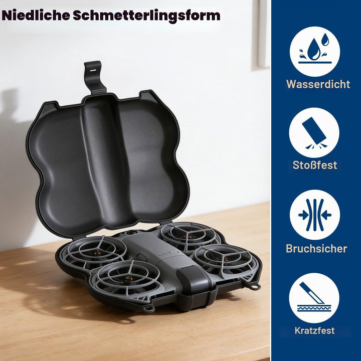 Neo 2 Tasche, Tragetasche Case Tasche für DJI NEO 2, Kunststoff Drohne Aufbewahrungstasche mit Haken