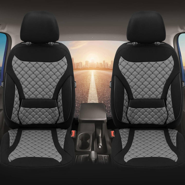 BREMER SITZBEZÜGE Mass Sitzbezüge Schonbezüge für Mercedes B-Klasse W245 ZM1 ZM1 - Schwarz / Grau B-