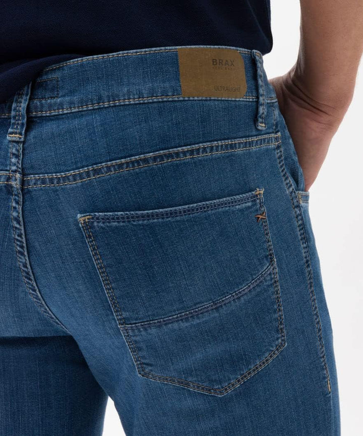 Brax Herren Hose Style Cadiz Ultralight 32W / 30L Regular Blue Used, 32W / 30L Regular Blue Used