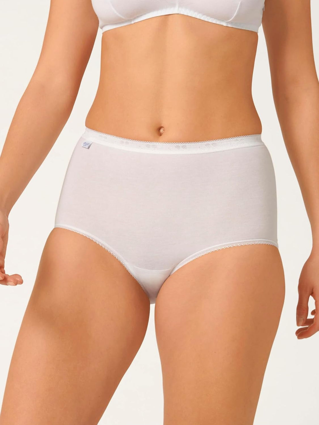 sloggi Damen Basic+ Maxi 3P Slip 24 Weiss (White), 24 Weiss (White)